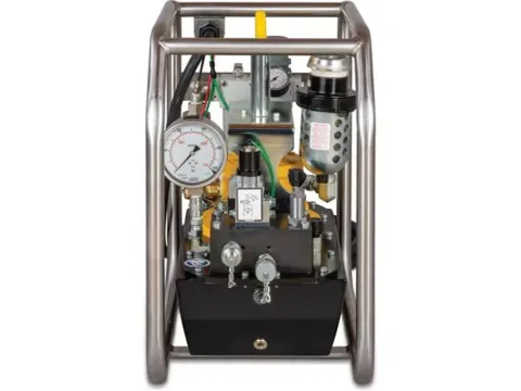 ZA4208TX-QR0P, İki Hızlı, Havalı Hidrolik Tork Anahtarı Pompası, 6,8 litre yağ haznesi kapasitesi, Enerpac Hidrolik Tork Anahtarları ile kullanım için. — görsel 2