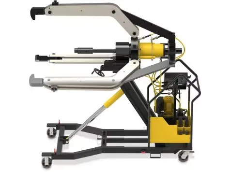 LGH3100B, 100 Ton, 3 Çeneli, Hidrolik Kilitli Çekme Seti, Arabası ve Elektrikli Pompasıyla Birlikte, 115 — görsel 3
