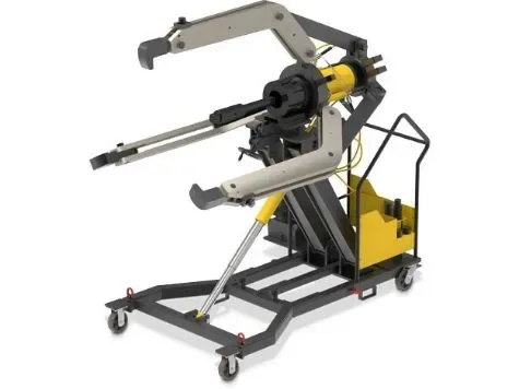 LGH3100B, 100 Ton, 3 Çeneli, Hidrolik Kilitli Çekme Seti, Arabası ve Elektrikli Pompasıyla Birlikte, 115 — görsel 2